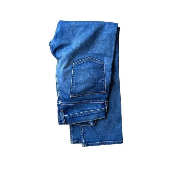 Ariat‎ Real Denim Women's Blue Straight Leg Belt Looped Distressed Jean Size 28s - Picture 6 of 10